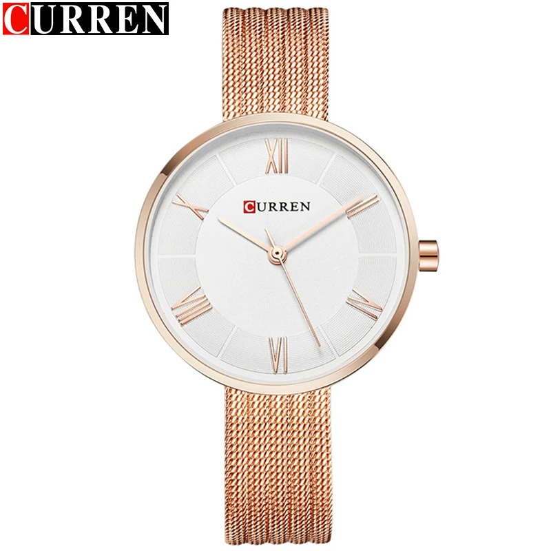 

CURREN 2018 Lady Wrist Watch Women Watches Ladies Luxury Brand Quartz Rose Gold Watch Clock Woman Relogio Feminino Montre Femme