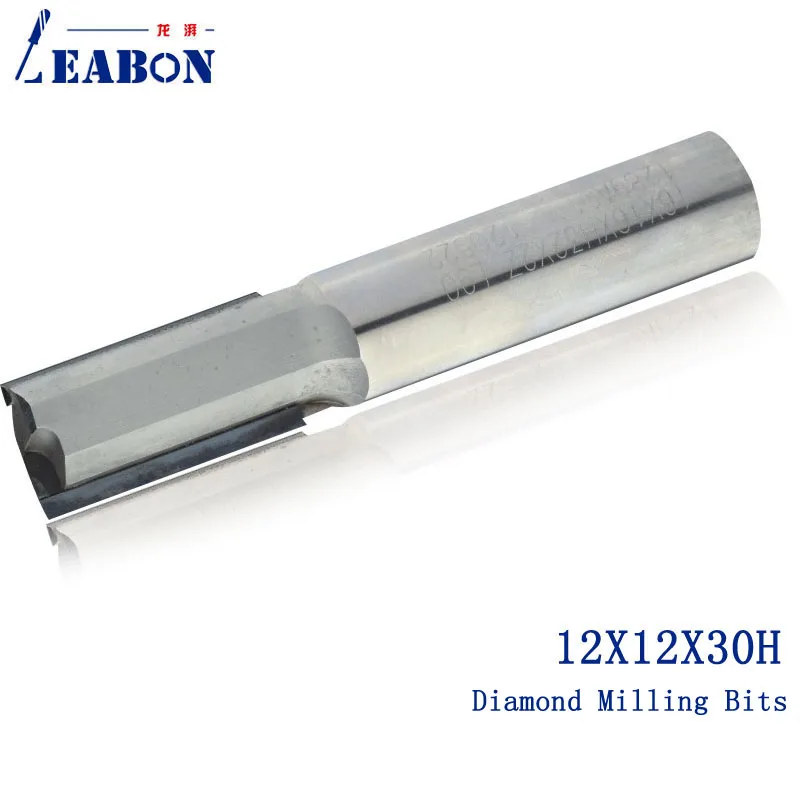 

LEABON 12*12*30H Diamond straight CNC router bits/ CNC Milling cutter / woodworking cutter, for wood ,MDF,Plywood