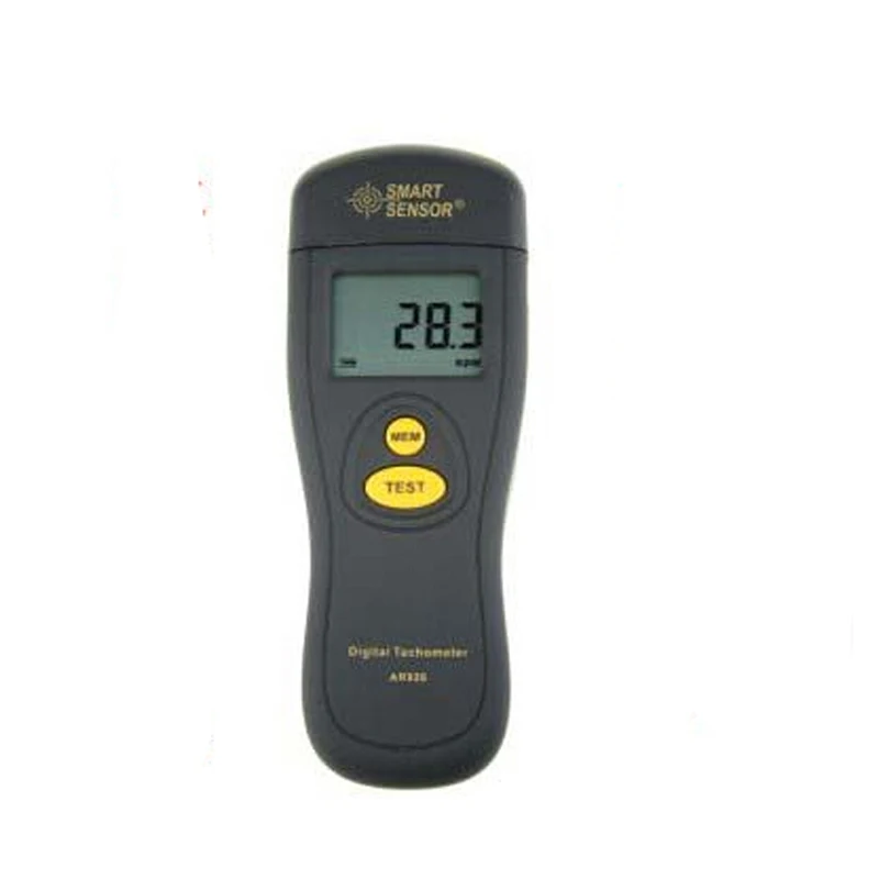 AR92Handheld digital tachometer contact non contact Measuring the