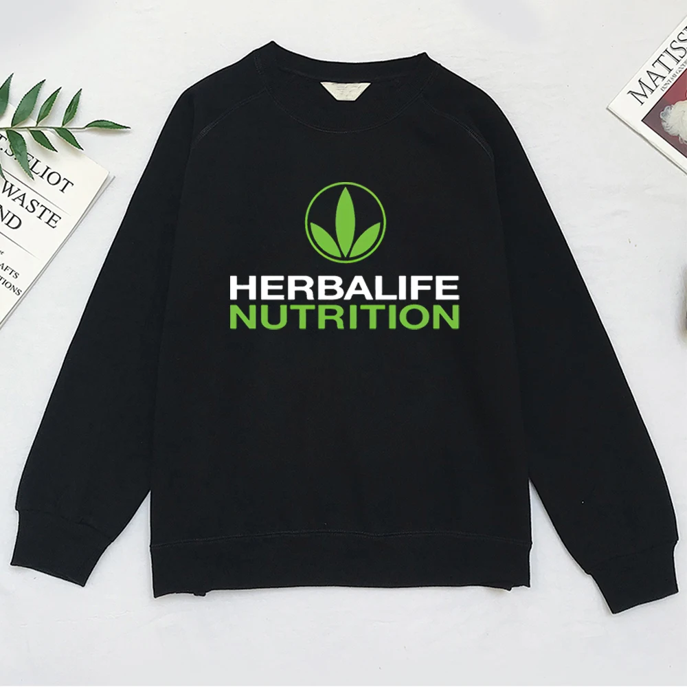 Herbalife свитер Herbalife питание печатных мужчин и женщин зеленый логотип Herbalife Графический свитер с капюшоном