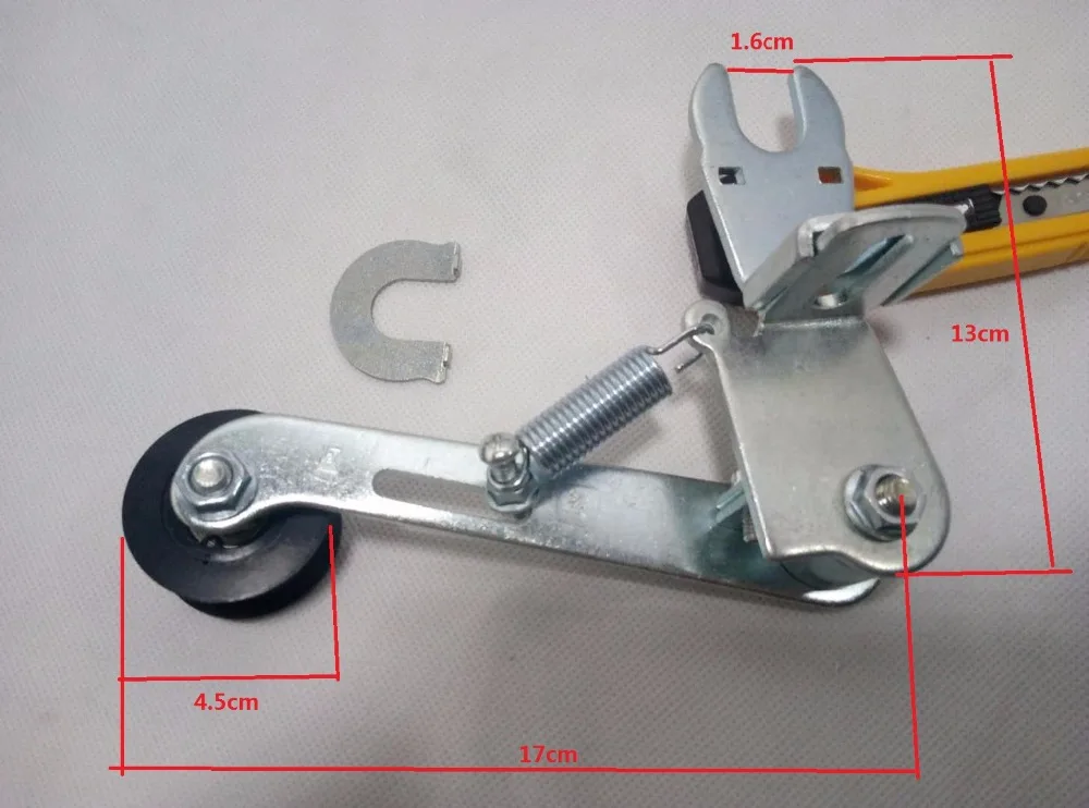 Square Round Clamp Anti slip Roller Drive Spring Motorcycle Chain