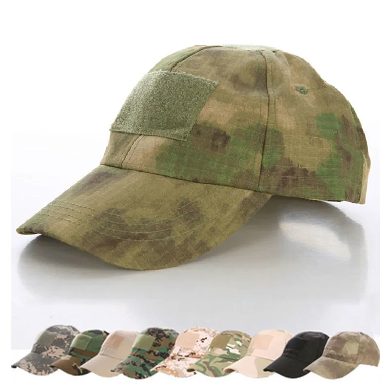 Outdoor Military Tactical Hats, ATACS Camouflage, Army Fan, Bionic, Camping, Hiking, Baseball Cap, Fan, Sports Caps