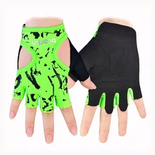 SEWS BOODUN 1 pair Gym Body Building Training Fitness Gloves Sports Weight Lifting Exercise Slip-Resistant Gloves