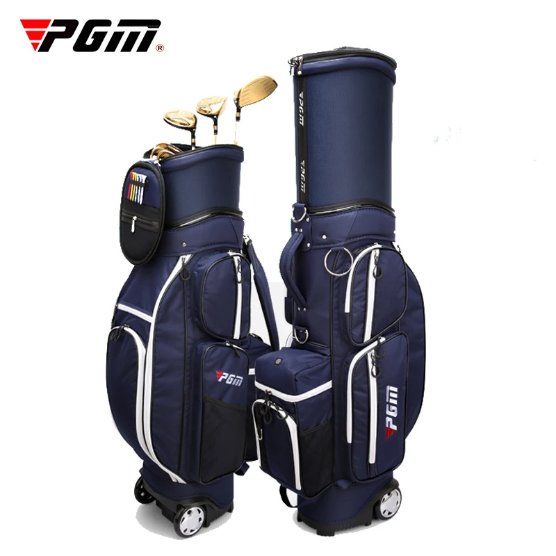 Pgm Golf Sport Package Bags Stand Wheels Men s Golf Standard Bag Professional Ball Staff Bag Waterproof Aviation Bags D0477