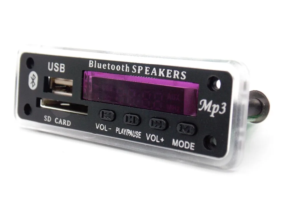Модуль платы декодирования MP3 с Bluetooth со слотом для SD карты/USB/FM/удаленным модулем