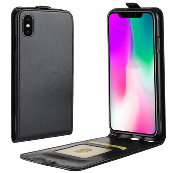 

Brand gligle R64 pattern up and down open leather cover case for iPhone 9 case shell bags