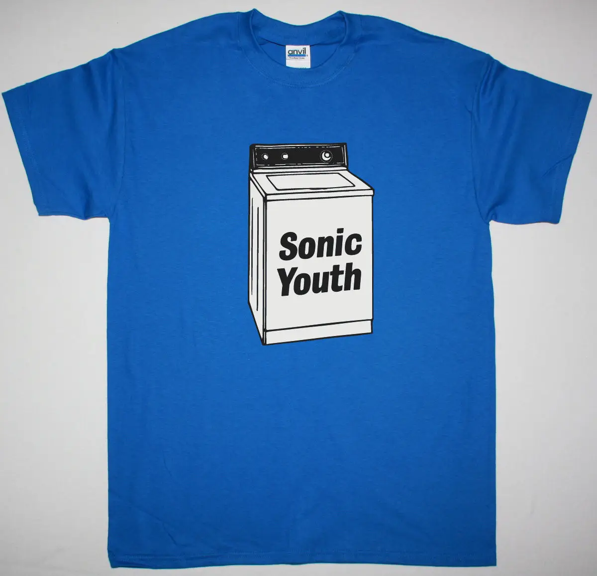 

SONIC YOUTH WASHING MACHINE BLUE MENS T SHIRT ALTERNATIVE ROCK POST PUNK INDIE 100% Cotton T-Shirts for Man Top Tee Plus Size