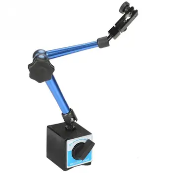 

Flexible Magnetic Gauge Base Precise Rotary Joints Precision Strong Magnetic Stand for Dial Test Indicator Gauges Blue