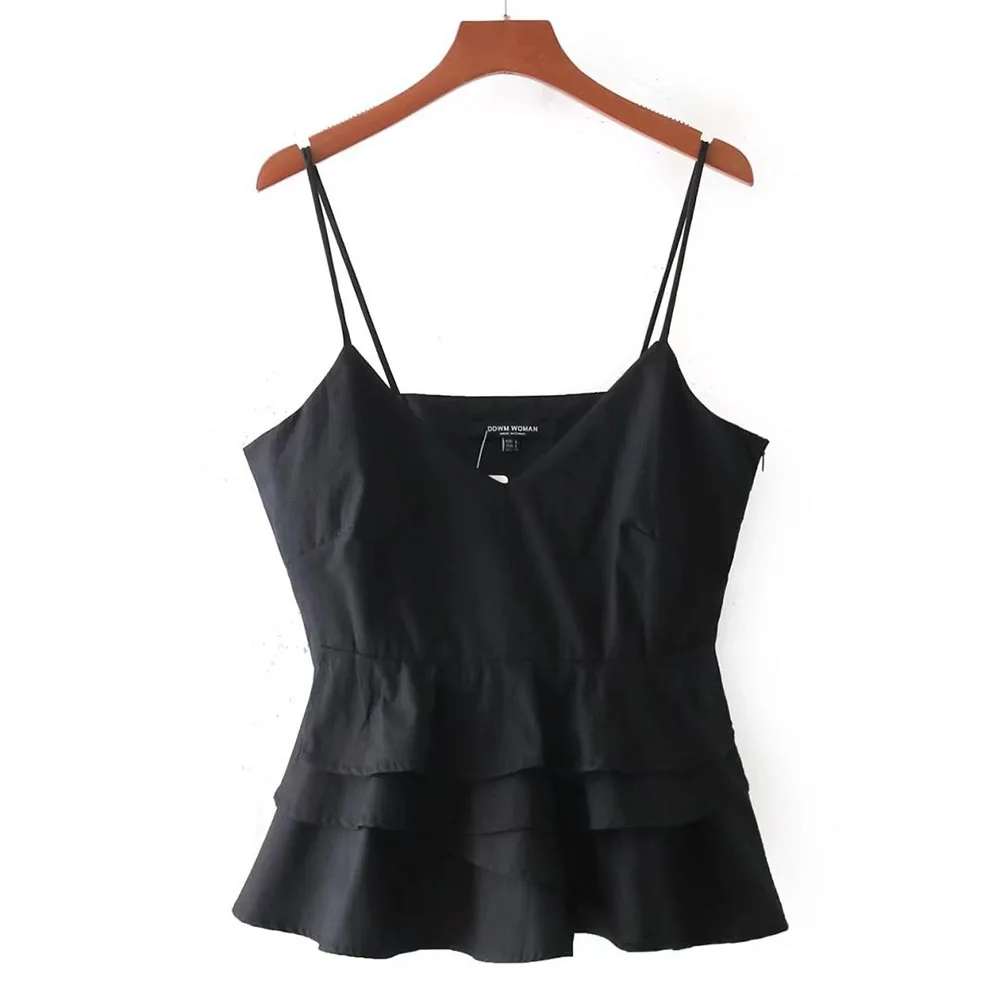 Sishot Gothic Crop Tops Female Cute ...