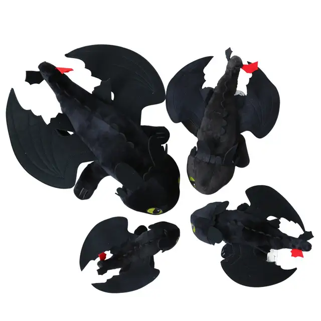 toothless fluffy toy