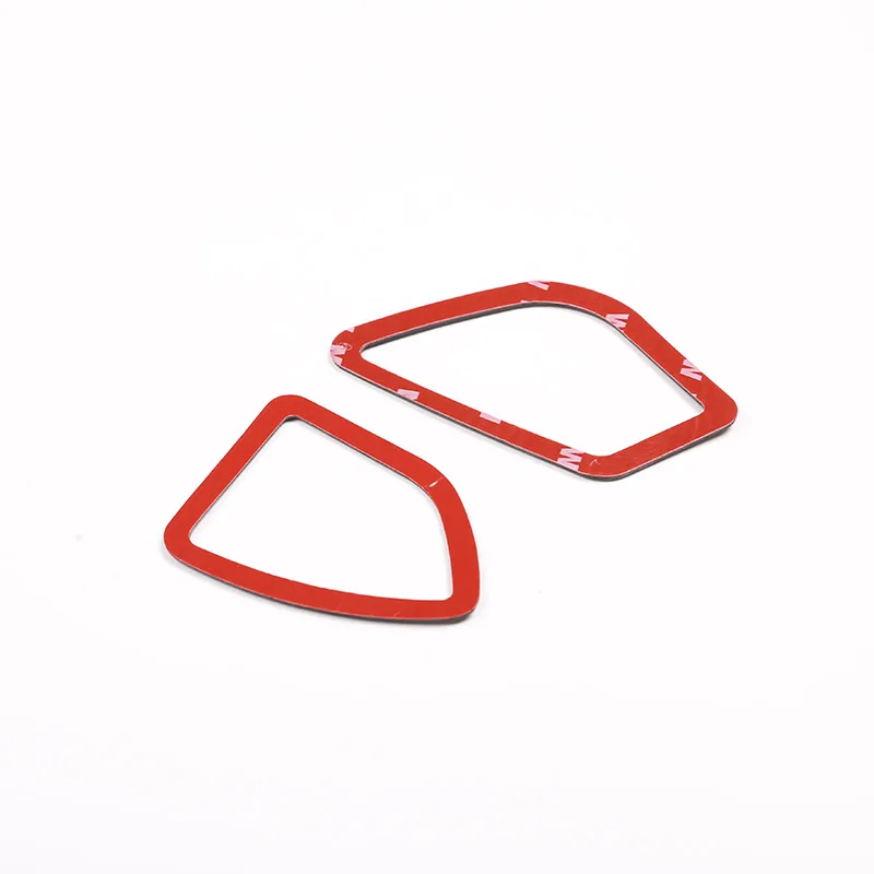 2 x Real Carbon Fiber Dashboard Air Conditioning Vent Frame Sticker For BMW 3 4 Series F30 F32 F33 F36 3013-2019 Left Hand Drive