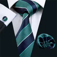 Fa-587 мужские галстук в полоску шелк жаккард галстук Ханки Запонки Набор Бизнес Свадебная вечеринка Галстуки для Для мужчин;
