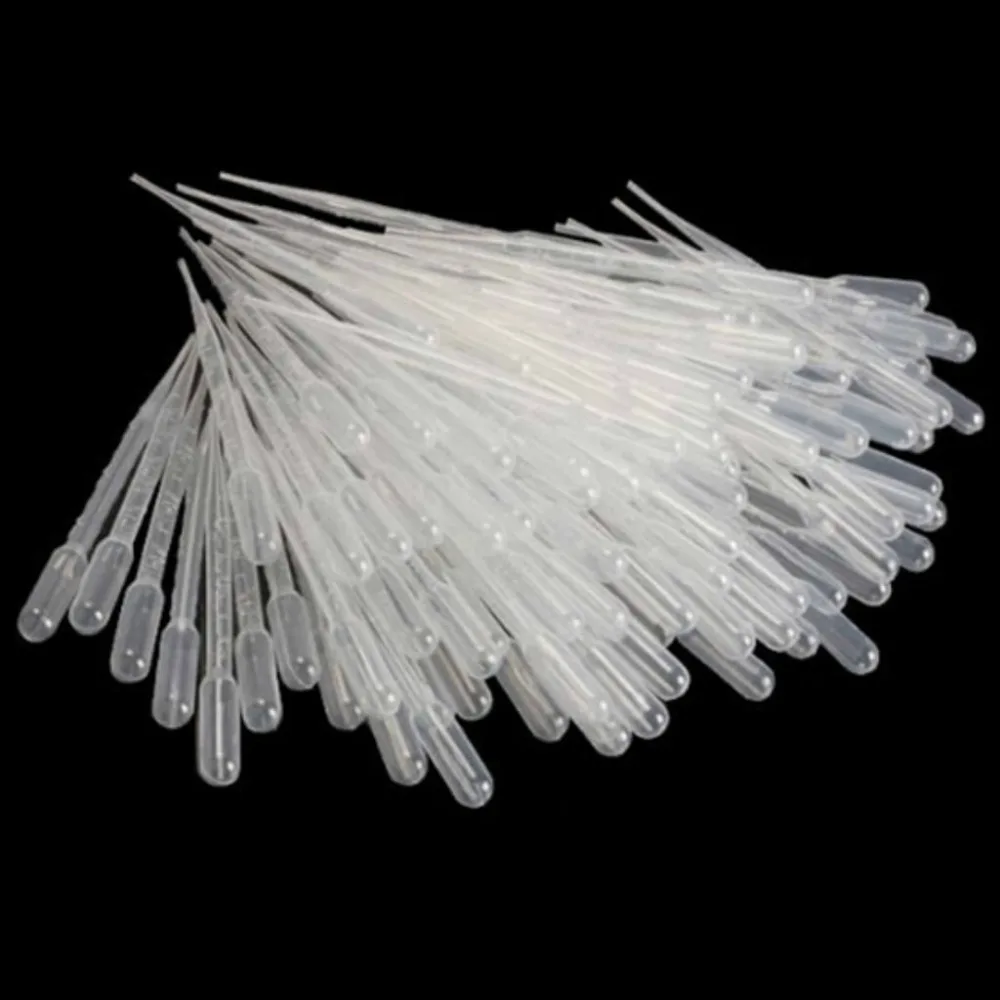 100 шт Градуированные Пипетки Капельницы полиэтилен (3 мл)|graduated pipettes dropper|graduated