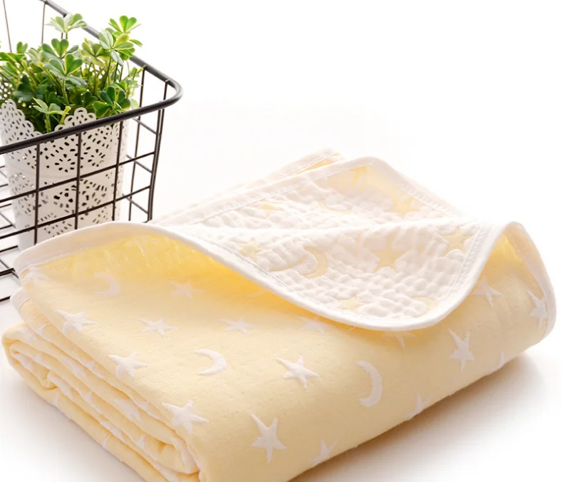 Хлопковые детские одеяла для новорожденных мягкое органическое детское одеяло хлопок обертывание муслиновой пеленкой слюнявчик для