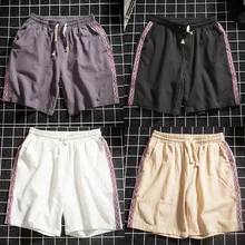 Шорты мужские шорты летние повседневные короткие брюки джоггеры брюки для фитнеса льняные пляжные брюки