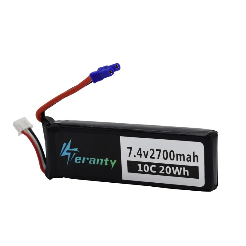 7 4 В батарея для Hubson H501W H501S H501C v 2700mAh lipo 10C 20WH RC Qaudcopter Drone Запчасти 2s V EC2|Детали и