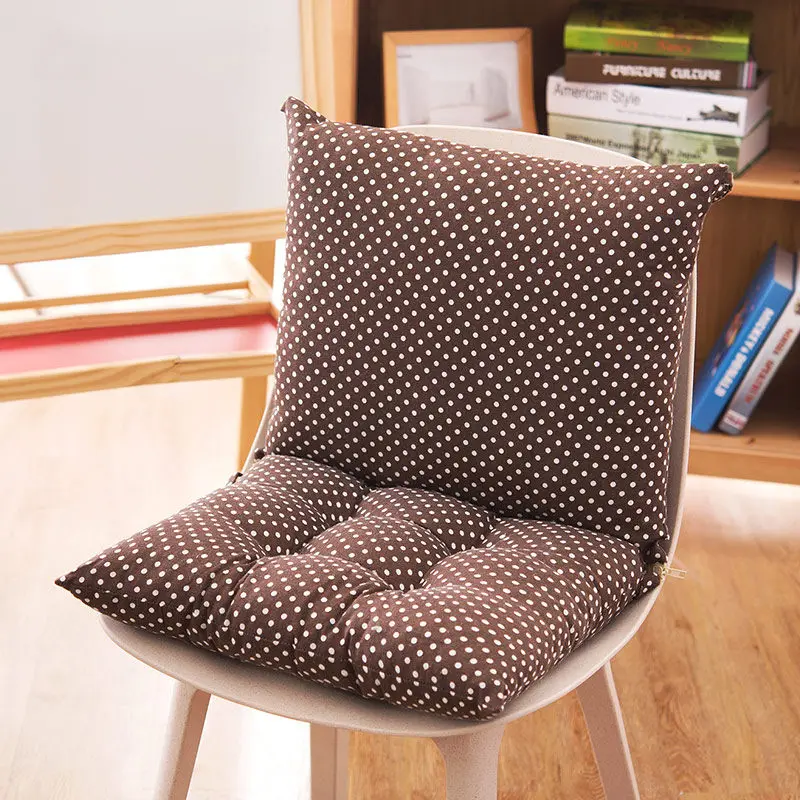 Не легко деформируется Cojines Decorativos Para диван соединенный стул подушка забавная Подушка студенческий табурет коврик спинка сиденья Подушка - Цвет: Coffee Dots