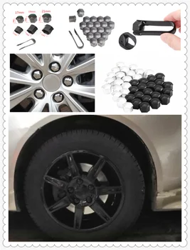 

auto shape 20pcs car wheel cover screw protector nut dustproof 17 19MM for Mercedes Benz S550 S500 IAA G500 ML F125 E550 E350