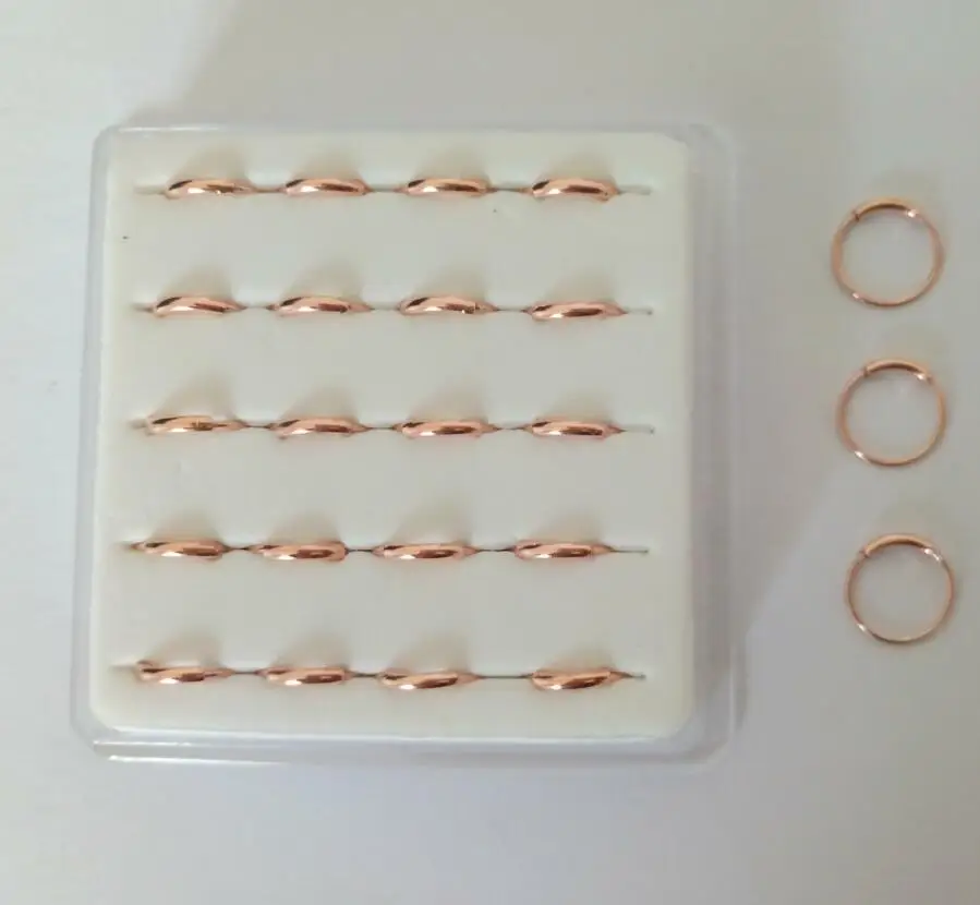 rose gold nose ring 2