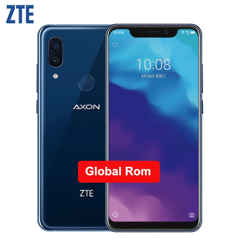 Оригинальный zte Axon 9 Pro IP68 Водонепроницаемый мобильный телефон 6,21 inch 8 GB Оперативная память 256 GB Встроенная память Snapdragon 845 Octa Core 4000 mAh NFC