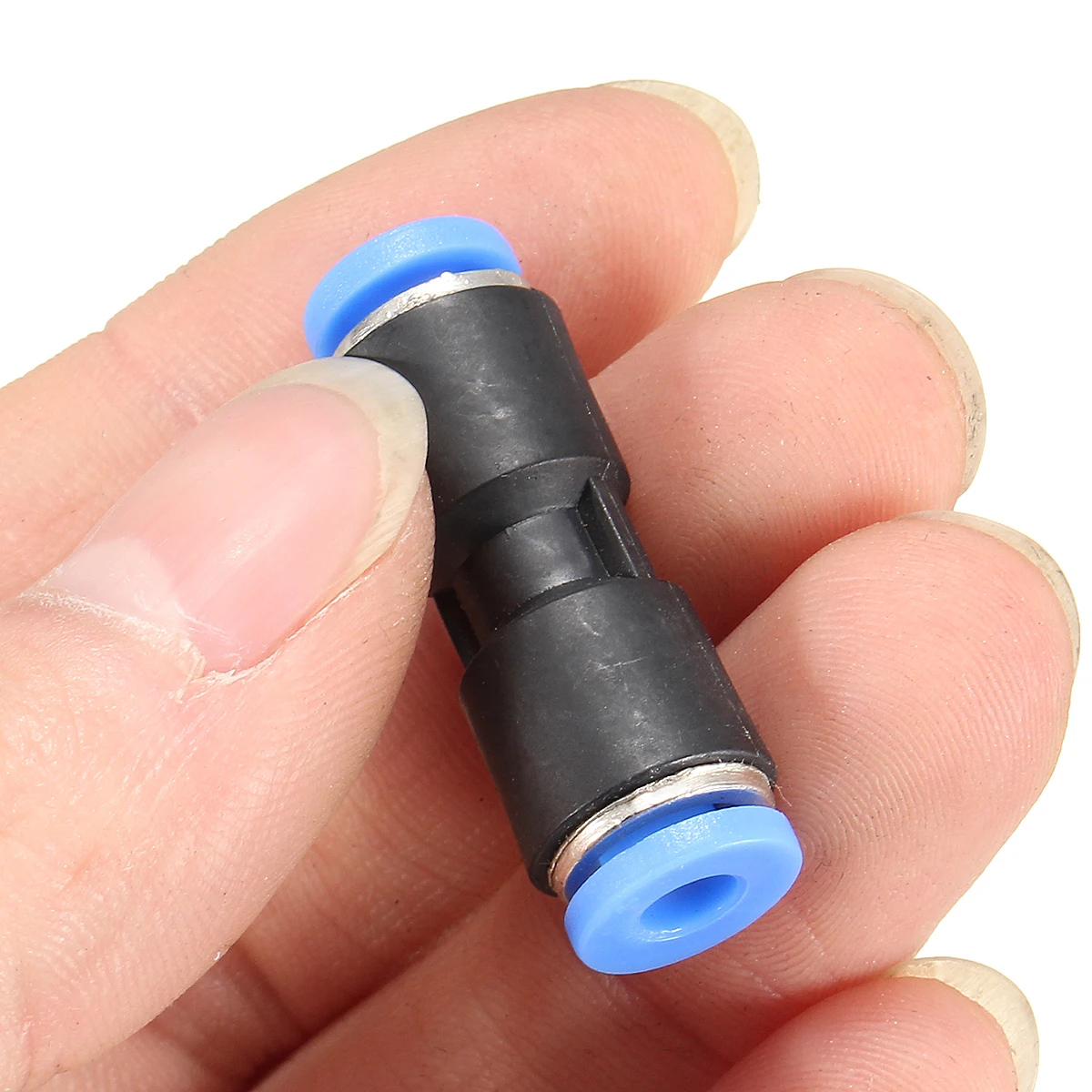 10Pcs Air Pneumatic OD 1/4 Inch Straight Union Push to Connect Fitting 4mm-12mm For Air Water Hose Plastic Pneumatic Parts,4mm
