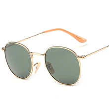 Круглые поляризованные солнцезащитные очки для женщин и мужчин, новинка, модные брендовые дизайнерские винтажные очки для женщин, солнцезащитные очки для вождения, UV400