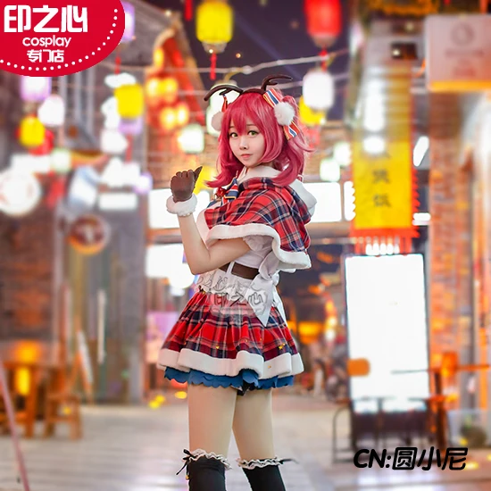 [В наличии] Aqours Love Live Sunshine! Руби Куросава Рождество SJ униот косплей костюм для