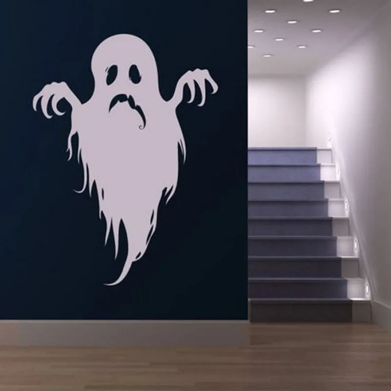 1 pc scary ghost wall sticker halloween living room wall decor decals vinyl self adhesive for - Halloween Wall Decor 1 pc scary ghost wall sticker halloween living room wall decor decals vinyl self adhesive for - Halloween Wall Decor