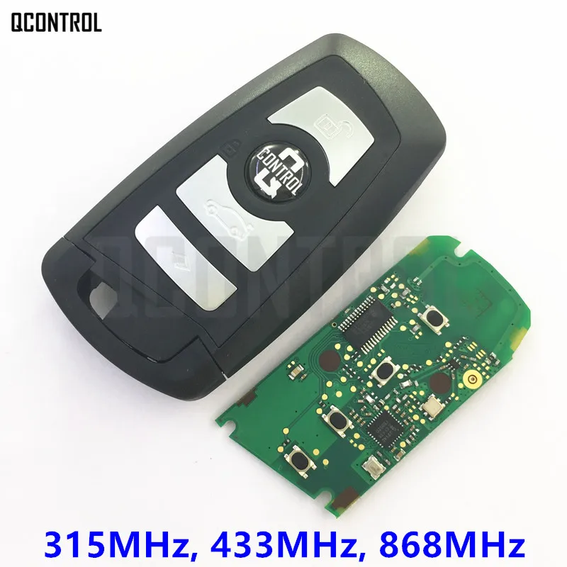 

QCONTROL Car Remote Smart Key for BMW 1 3 5 7 Series CAS4 System 315/433/866 MHz Optional