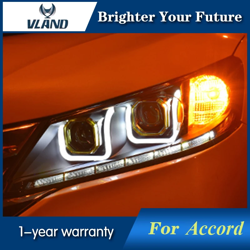 LED Headlight For Honda Accord 9th Headlights 2013 16 U Tube Headlight