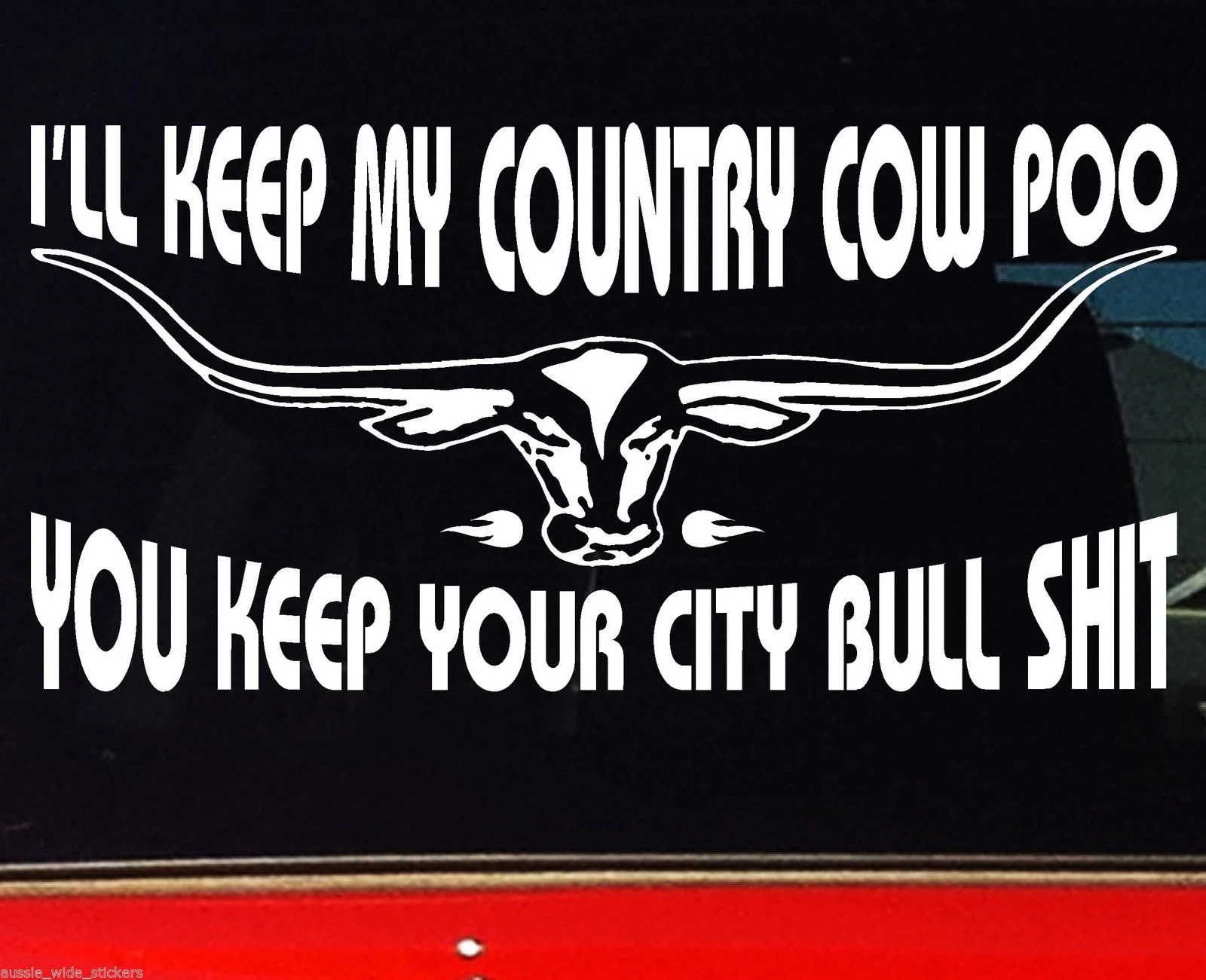 For New 200mm Funny Aussie BNS Ute 4X4 Horse Truck Car Stickers COUNTRY