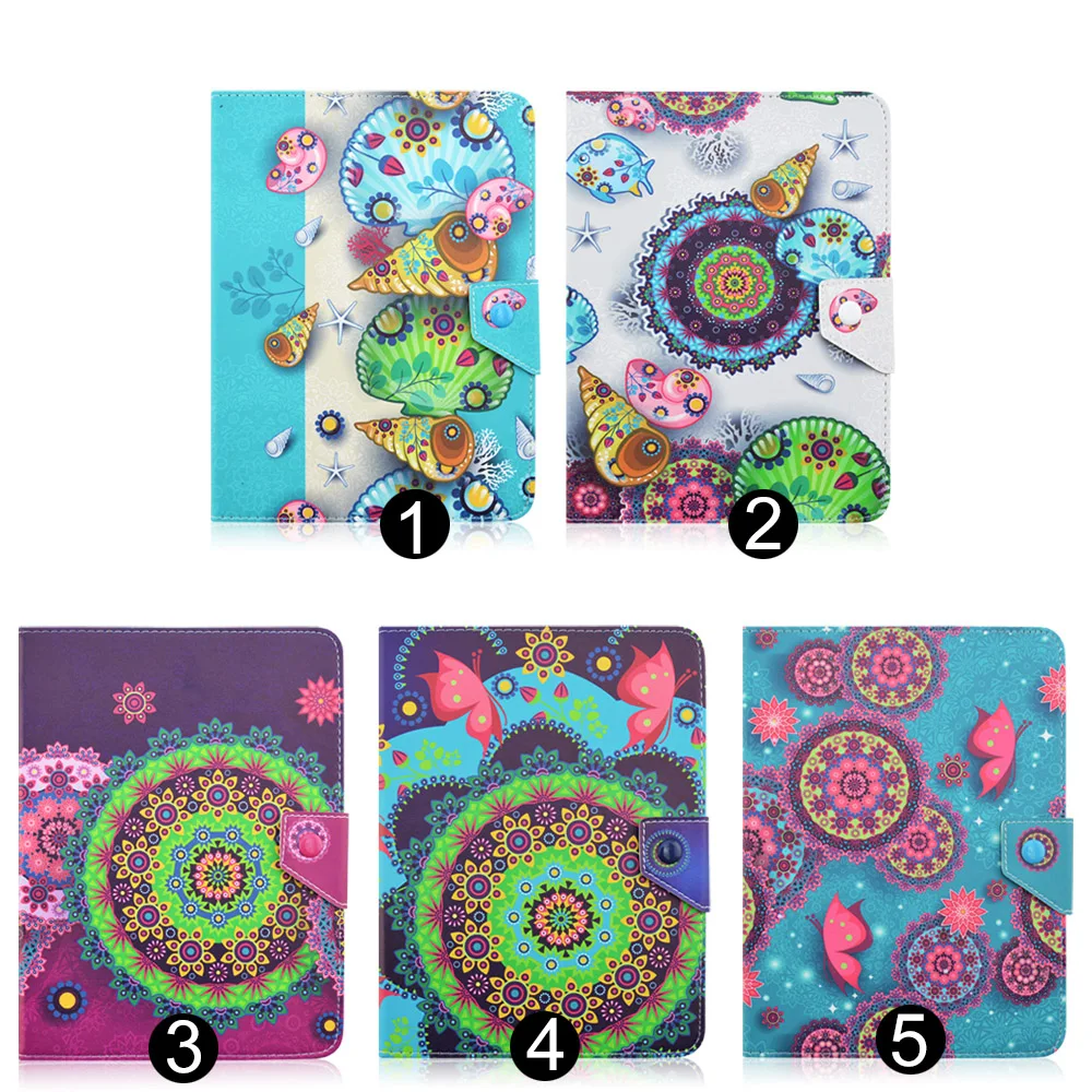 

Conch print pattern Leather Cover Case RUSSIA For Irbis TX49 7inch Universal Tablet Android 7.0 inch Tablet PC PAD Y4A92D