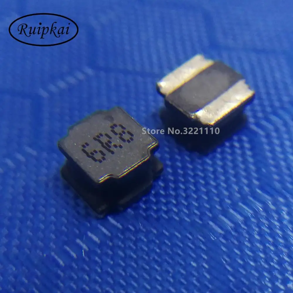 20pcs 6x6 6.8uH 4.3A 6*6*4.5mm Code 6R8 SMD power inductors 20MHZ 20