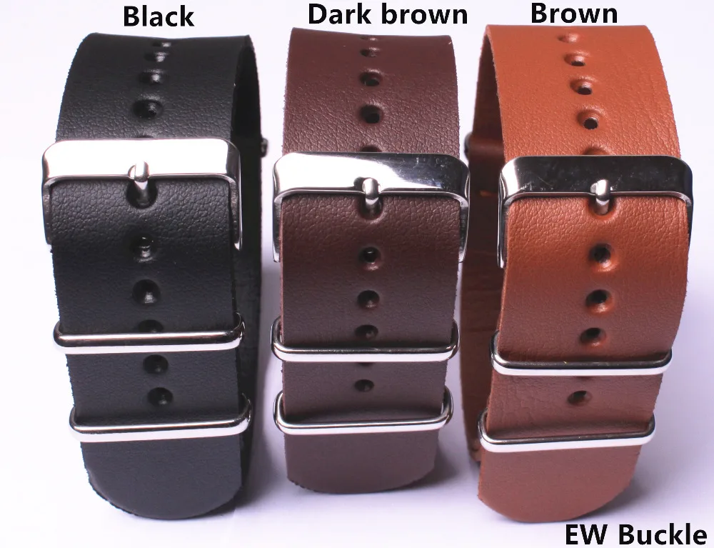 

18mm-24mm Imitation Leather watch strap watch band watch EW buckle 3color availab1 pcs