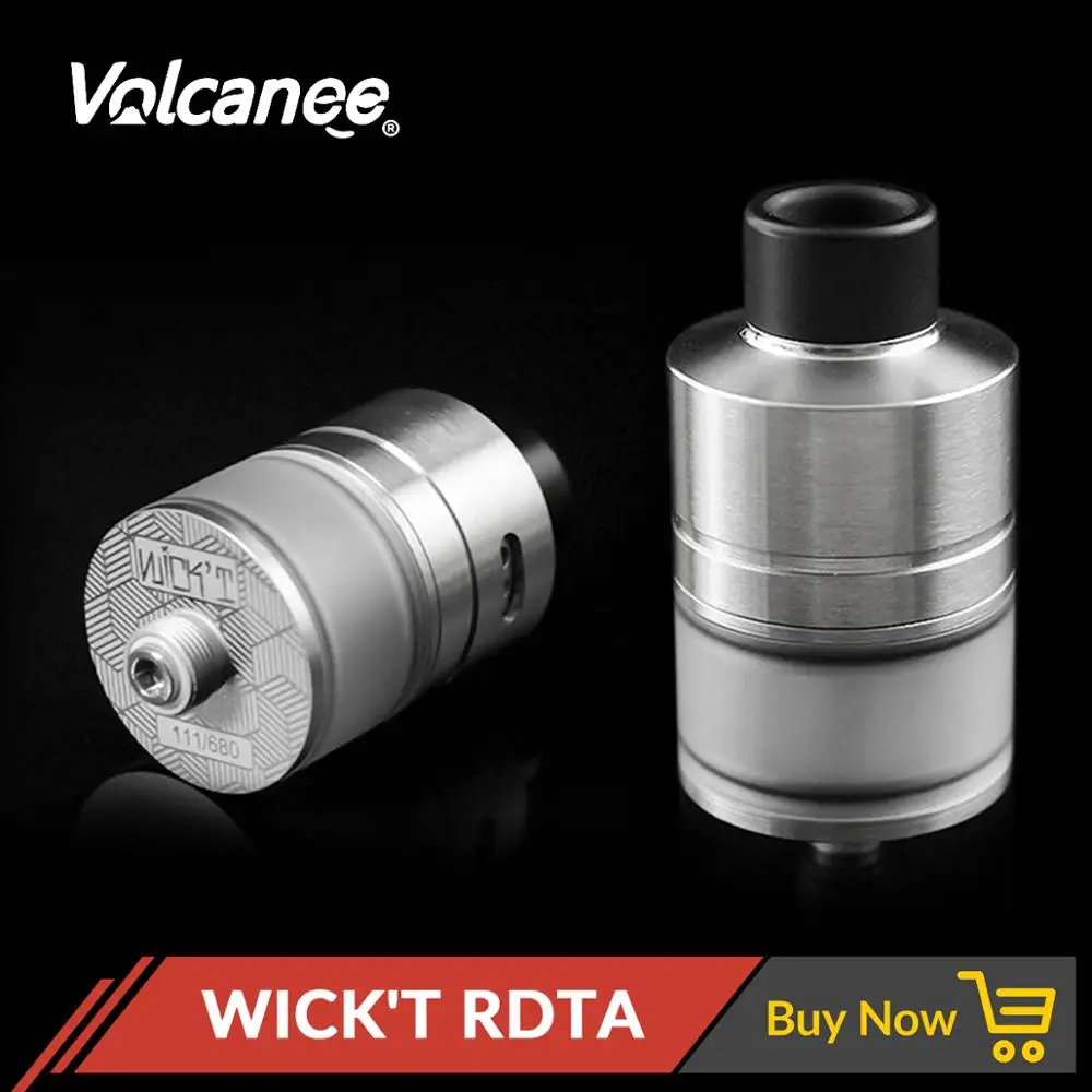 

Volcanee SXK WICK'T RDTA 22mm Diameter Rebuildable Dripping Atomizer PEI Oil Tank for Ecig Vape Tank Box Mod VS Manta RTA Zeus X