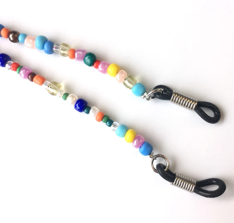Trending Gemstone Bean Glasses Necklace detail (4)