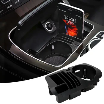 

Car Central Storage Box for Benz C class W205/GLC Class E200L E300L Auto Seat Gap Cup Bottle Phone Holder Auto Organizer