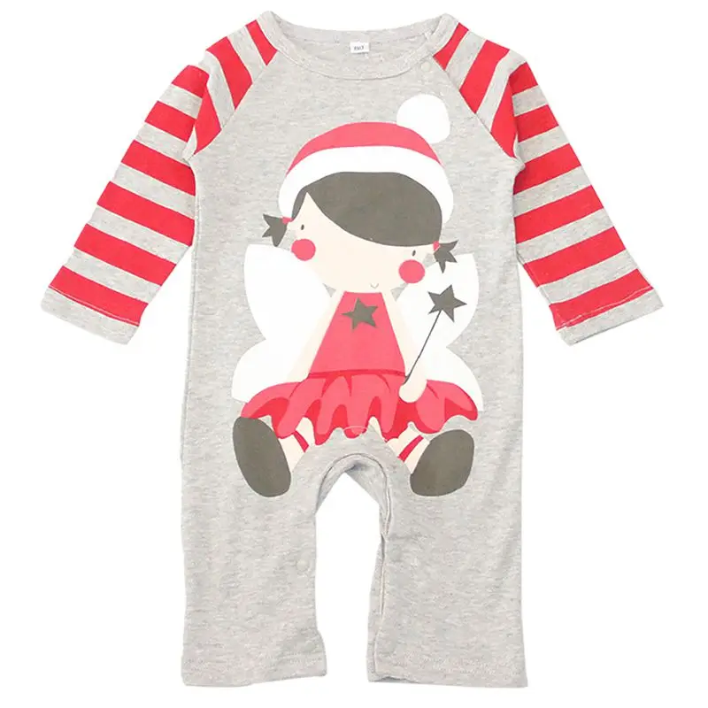

Infrant Baby Autumn Winter Cartoon Cotton Long Sleeve Kids Jumpsuits Girls Boys Bodysuit New
