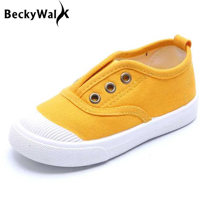 Children Shoes Canvas Sneakers Candy Color Spring Kids Girls Shoes Baby