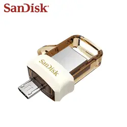 Sandisk SDDD3 Extreme USB3.0 двойной флэш-накопитель USB OTG высокое Скорость 150 м/с флешки 32 ГБ 16 ГБ накопитель 64 ГБ Memory Stick