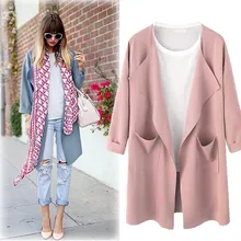 Большой размер Свободный кардиган женский Осень Зима OL длинный женский кардиган пальто рукав реглан розовый вязаный свитер куртка верхняя одежда