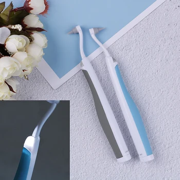 

1PC LED Sonic Tooth Polisher Teeth Stain Eraser Burnisher Tartar Plaque Remover Kit White Blue