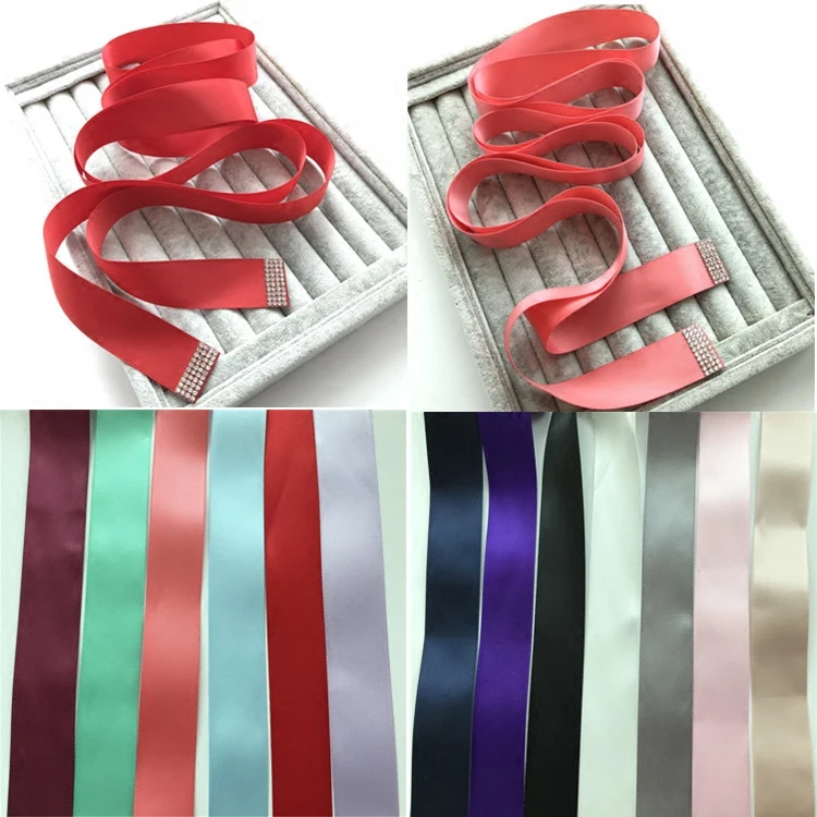 

Sweet Multicolored Silk Belt With Wedding Dress, Waist Decoration.