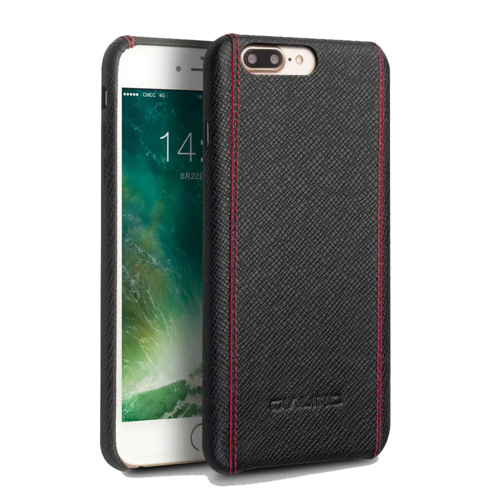 

QIALINO for iphone 7 Genuine Leather Case for iphone 7 Plus Real Leather Back Cover Ultra Slim fashion for 4.7/5.5 inches