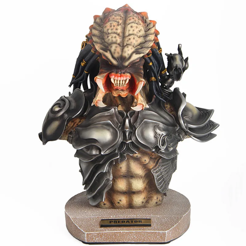 

1/2 THE Alien vs. Predator BUST Figure Takeya Takayuki Predator Home Decorations Resin Action Figure Collection Model Toy L2539