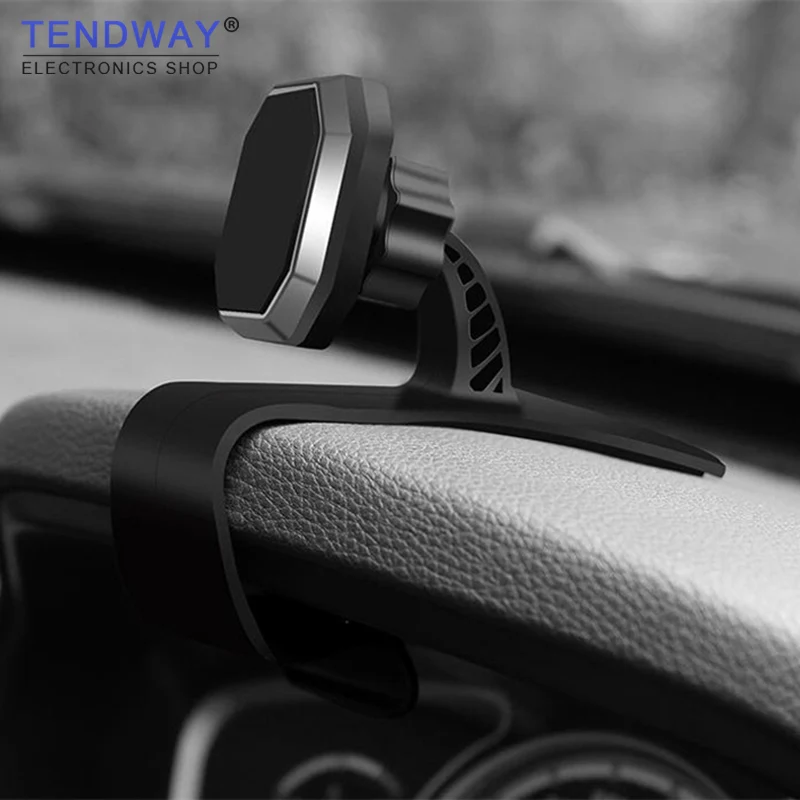 

Tendway Magnetic Car Phone Holder Dashboard Clip Universal Adjustable Magnet Cellphone Bracket Mount GPS Stand Mobile Holder
