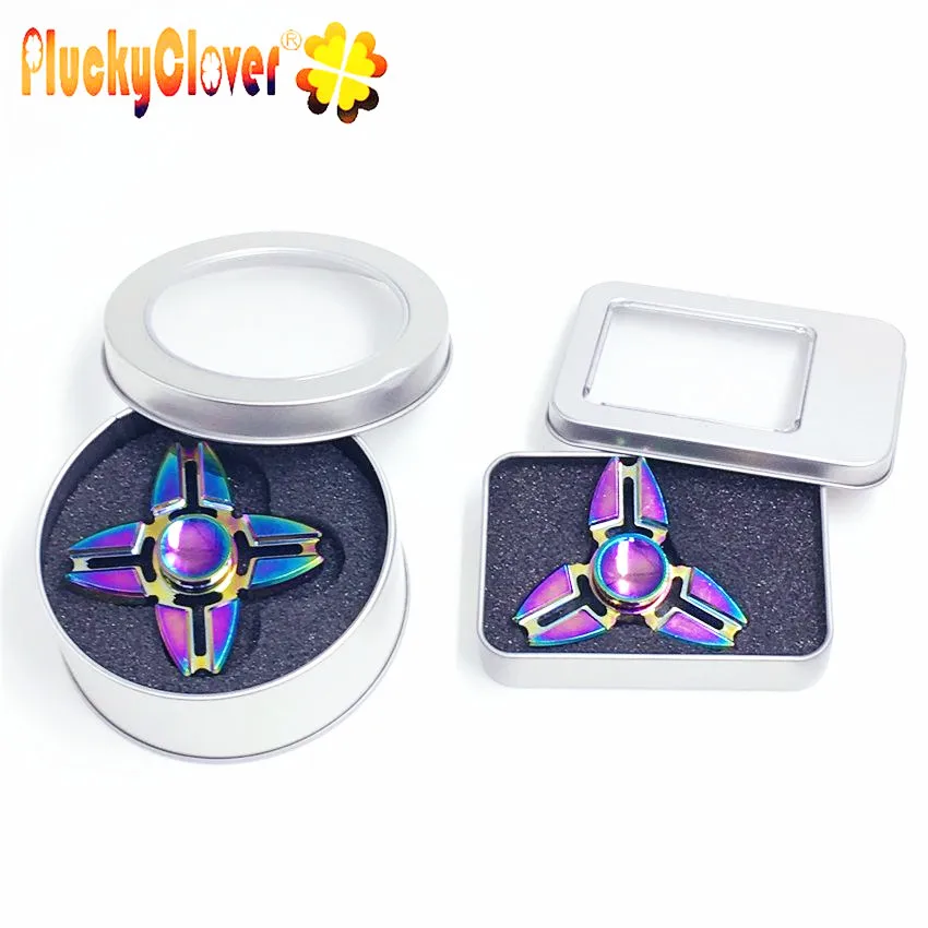 1 шт. металлический Спиннер для аутизма с четырьмя углами|spinner toy|top toytoy top |