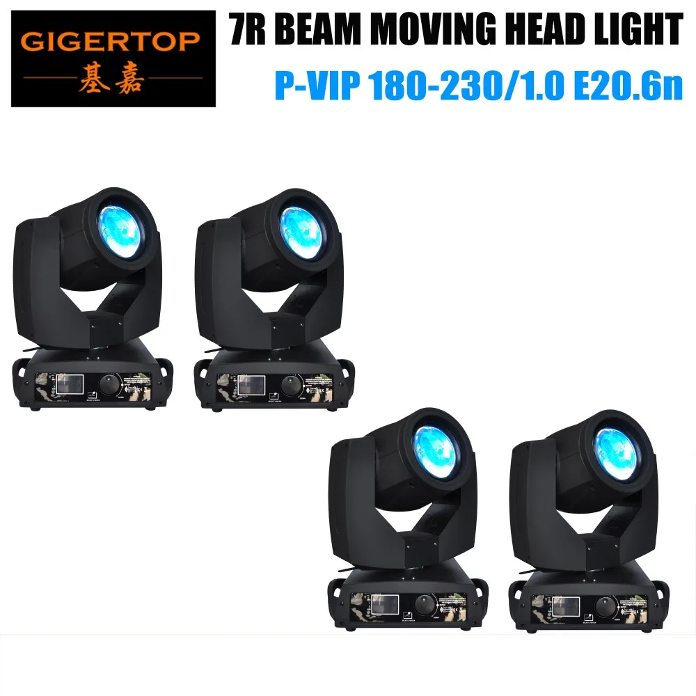 TIPTOP 4XLOT Moving Head Stage Light Sharpy 5R 200W or 7R 230W AC110-240V Beam Light For Disco Bar Club Concert OS-RAM 180-230