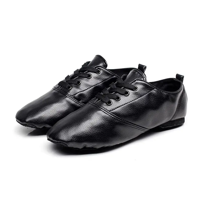 Zuoxiangru Профессиональные черные кожаные латинский бальный танец обувь для мужчин резиновая подошва на шнуровке Сальса Танцевальная обувь - Цвет: 1