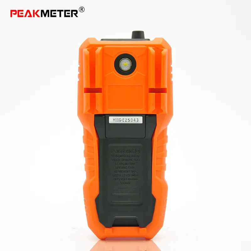 PEAKMETER PM18C TRMS multímetro Digital 6000 Contagem